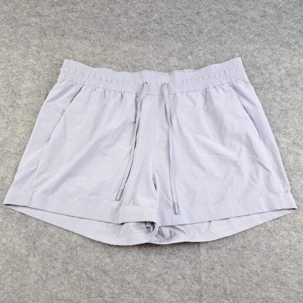 Lululemon Shorts Womens 10 Light Purple High Rise Spring Break Away Pull On Gym